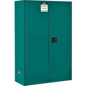 Global Industrial™ Pesticide Storage Cabinet - 45 Gallon - Manual Close 43"W x 18"D x 65"H