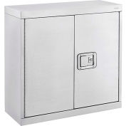 Global Industrial™ Stainless Steel 430 Wall Cabinet, 30"W x 12"D x 30"H
