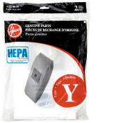 Hoover® Type Y HEPA Bag for U5140900, U6485900, CH53005, C1703-900 Vacs, 2/Pk - AH10040 - Pkg Qty 12