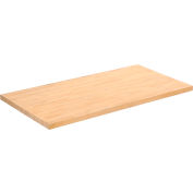Global Industrial™ Workbench Top, Birch Butcher Block Square Edge, 96"W x 30"D x 1-3/4" Thick