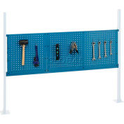 Global Industrial™ 18" & 36" Pegboard Panel Kit, 60"W, Blue