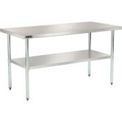 Global Industrial Workbench w/ 18 Ga 430 Series SS Top & Galvanized Shelf, 36"W x 30"D
