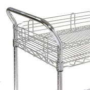 Nexel&#174; AH18EP Nexelate&#174; Utility Cart Handle 18&quot; (Priced Each, In A Package Of 2) - Pkg Qty 2