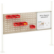 Global Industrial Panel Kit for 60"W Workbench 18"W Whiteboard & 36"W Louver, Mounting Rail TN