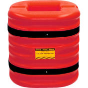 Eagle Column Protector, 10" Column Opening, 24" High, Red, 1724-10-RED