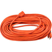 Global Industrial™ 100 Ft. Outdoor Extension Cord, 16/3 Ga, 10A, Orange