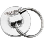 Global Industrial™ Neodymium Magnetic Assembly w/ Key Ring, 35 Lbs. Pull, 6/Pack