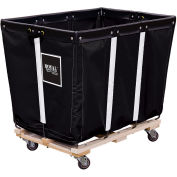 10 BU-Std-Duty Basket Trucks By Royal - Vinyl Liner - 24"Wx36"Dx31-1/2""H 4 Swivel Casters-Black