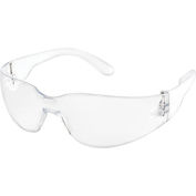 Global Industrial Safety Glasses, Scratch-Resistant, Clear Lens Color, 1 Each - Pkg Qty 12