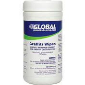 Global Industrial Graffiti Wipes, 40 Wipes/Canister, 6 Canisters/Case