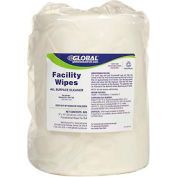 Global Industrial Facility Wipes, 800 Wipes/Refill Roll, 2 Refills/Case