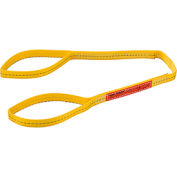 Global Industrial™Poly Web Sling, Light Duty, Eye&Eye 4 Ft L x 1 In W-1200/950/2400 Lbs Cap