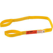 Global Industrial™Poly Web Sling, Light Duty, Eye&Eye 6Ft L x 2In W-2400/1900/4800 Lbs Cap