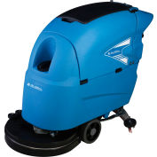 Global Industrial Auto Floor Scrubber 20" Cleaning Path, Traction Drive, Two 115 Amp Batteries