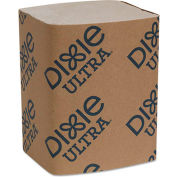 Dixie Ultra® GPC32019, Interfold Napkin Refills, 6-1/2"Wx9-7/8"D, Brown, 6000/Carton