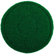 Global Industrial 13" Scrubbing Pad, Green, 4 Per Case