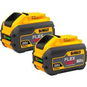 DeWALT® DCB609-2 20/60V Li-Ion Flexvolt Battery 9Ah Extended Capacity 2Pk
