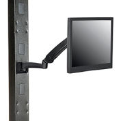 Global Industrial™ Gas Spring LED/LCD Flat Panel Monitor Arm with VESA Plate, Black