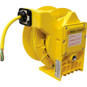 Reelcraft L NM425 123 X NEMA 4 Heavy Duty Power Cord Reel, 12/3, 18 Amps, 25' Cord w/Flying Leads