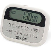 CDN, PT2, 4-Event Timer and Clock, White
