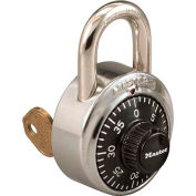 Master Lock® No. 1525STK Combination Padlock Key Access with 1 Control Key & Chart, Price Each - Pkg Qty 50