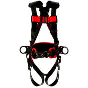 3M Protecta® 1161310 Construction Positioning Harness, Tongue & Pass-Thru Buckle, XL