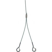 Lithonia IBAC120 M100 Aircraft Cable Set for Linear High Bay, 10' with Hook