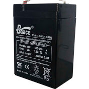 Global Industrial™ Replacement 6V 4Ah Lead-Acid Rechargeable Battery For 318503 & 224241