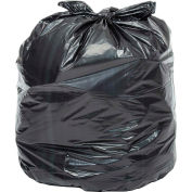 Global Industrial Light Duty Black Trash Bags - 7 to 10 Gal, 0.23 Mil, 1000 Bags/Case