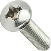 M6-1.0 x 60mm DIN 7985 Phillips Drive Pan Head Zinc Finish Steel Machine Screw PKG.100