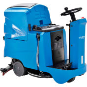 Global Industrial Auto Ride-On Floor Scrubber 22" Cleaning Path, Two 100 Amp Batteries
