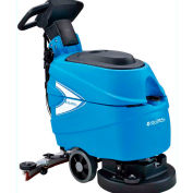 Global Industrial Auto Floor Scrubber 17" Cleaning Path, Two 80 Amp Batteries