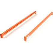 Global Industrial™ Pallet Rack Beam 48"Lx3-5/16"H Slotted 6590 Lb Cap/Pr (2 pcs)