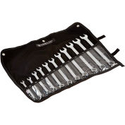 Wright Tool 711 WRIGHTGRIP™2.0 3/8"-1" 12 Point 11 Piece Satin SAE Combination Wrench Set