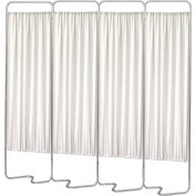 Omnimed® Privacy Screen, Beamatic Screen Frame, 4 Sections with White Panels