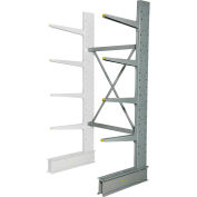 Global Industrial Single Sided HD Add-On Cantilever Rack Unit, 48"W x 38"D x 8'H, No Lip