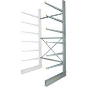 Global Industrial Single Sided HD Add-On Cantilever Rack Unit, 72"W x 58"Dx12'H, No Lip