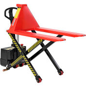 Global Industrial Battery High Lift Skid Truck, 3300 Lb. Capacity, 21" x 44" Forks