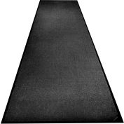 Global Industrial Plush Entrance Mat, 3/8" Thick, 3'Wx10'L, Charcoal Black