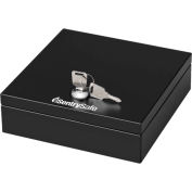 SentrySafe Cash Box/Drawer Safe, Key Lock with Tray, 6-7/10&quot;W x 7-1/10&quot;D x 2-1/10&quot;H, Black