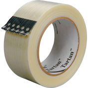 3M Tartan 8932 Filament Tape 3" x 60 Yds. 3.75 Mil Clear - Pkg Qty 12
