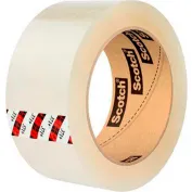 3M™ Scotch® 373 Carton Sealing Tape 2 x 55 Yds. 2.5 Mil Clear - Pkg Qty 36