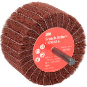 3M™ Scotch-Brite™ Combi-S Wheel 80799 3" x 1-3/4" x 1/4" Shank P180 Grit Aluminum Oxide