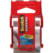 Scotch® Heavy Duty Shipping Packaging Tape w/ Dispenser, 2" x 800", 1 Roll
