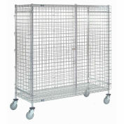 Nexel® Wire Security Storage Truck 60 x 24 x 69 1200 Lb. Capacity