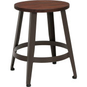 OFM Core Collection Edge Series 18" Table Height Metal Stool, in Walnut (33918W-WLT)
