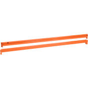 Interlake Mecalux Pallet Rack Tear Drop Beam Pair 120"L - 5575 Lbs Cap/Pr (2 pcs)