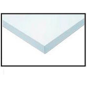 Global Industrial 48"W x 24"D x 1-1/4"Thick ESD Square Edge Workbench Top - White