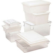 Rubbermaid 3506-00 White Plastic Box 5 Gallon 18 x 26 x 3-1/2 - Pkg Qty 6