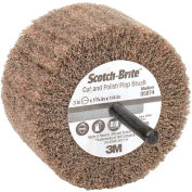 3M™ Scotch-Brite™ Cut and Polish Flap Brush, 3" x 1-3/4" x 1/4" MED Grit Aluminum Oxide